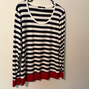 H&M Black and White Relaxed Sweatshirt